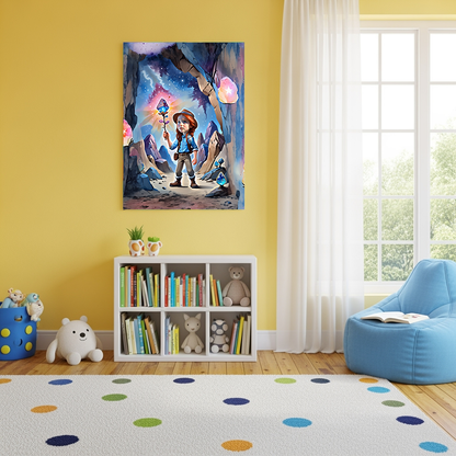 Enter the Crystal Cave: Personalized Poster